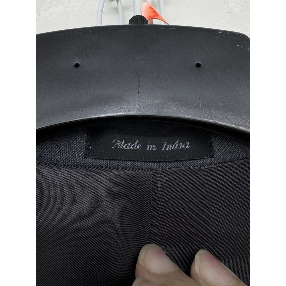 Lauren Ralph Lauren Mens Blazer 52R Blue/ Grey Wool 2 Button Coat Professional - Picture 3 of 10